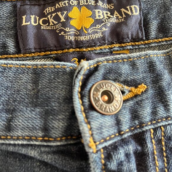 Lucky 429 Jeans Adult Mens 34x30 Classic Straight Leg Blue Denim 28" inseam - Picture 4 of 10